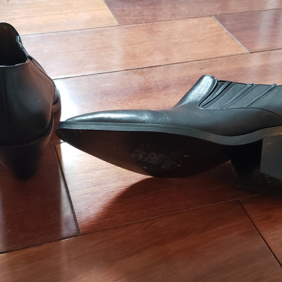 & other stories heeled leather western booties - Picture 3 of 5